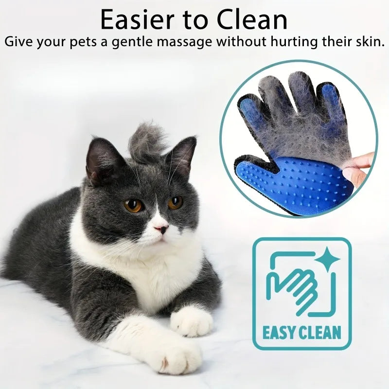 Midello pet grooming gloves set sold as a pair for both hands — faster and more even grooming