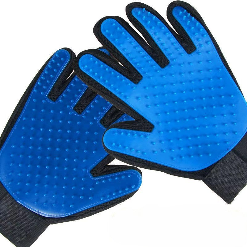 Gentle Pet Grooming Gloves