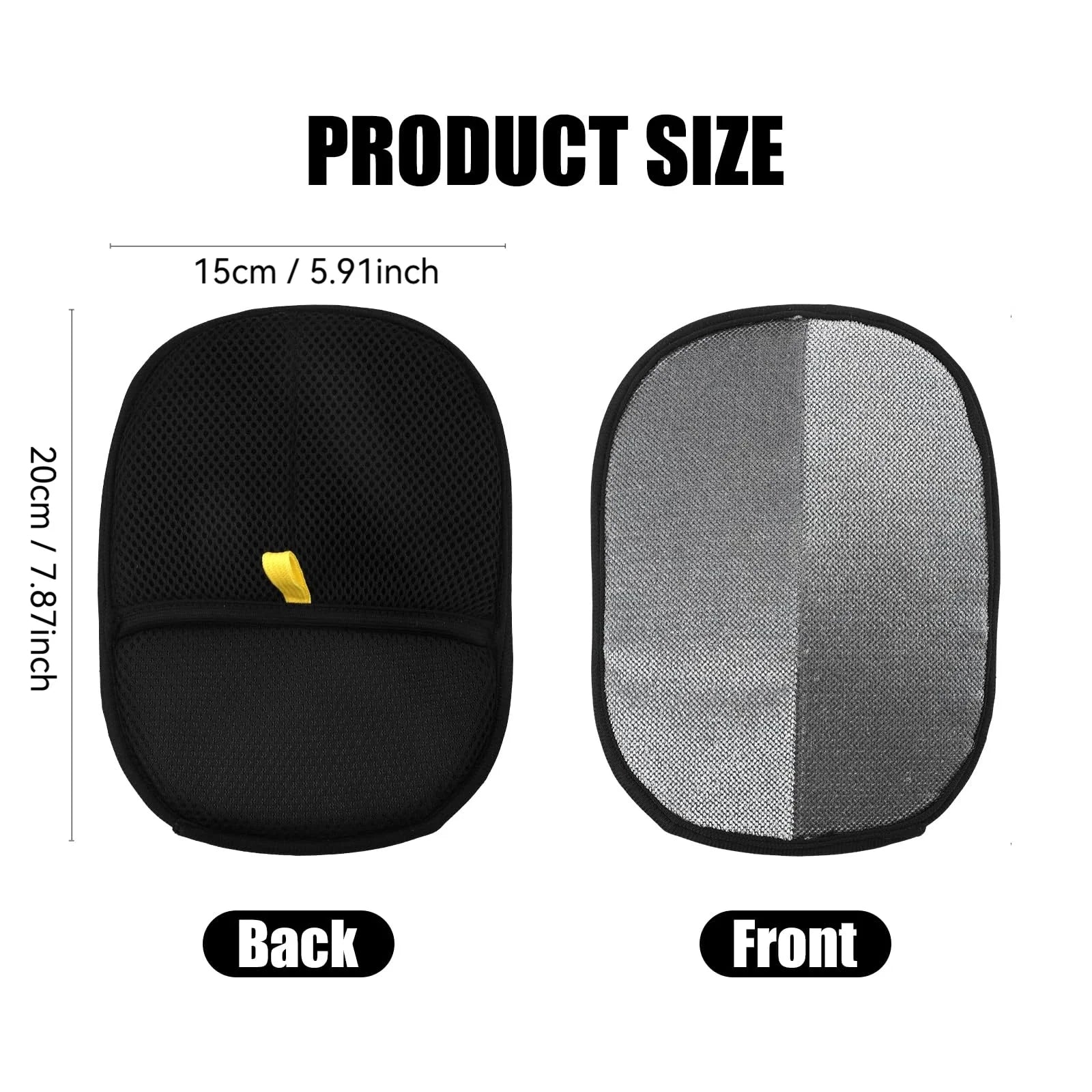 Midello pet grooming glove in use — gently removing loose fur from a dog while petting