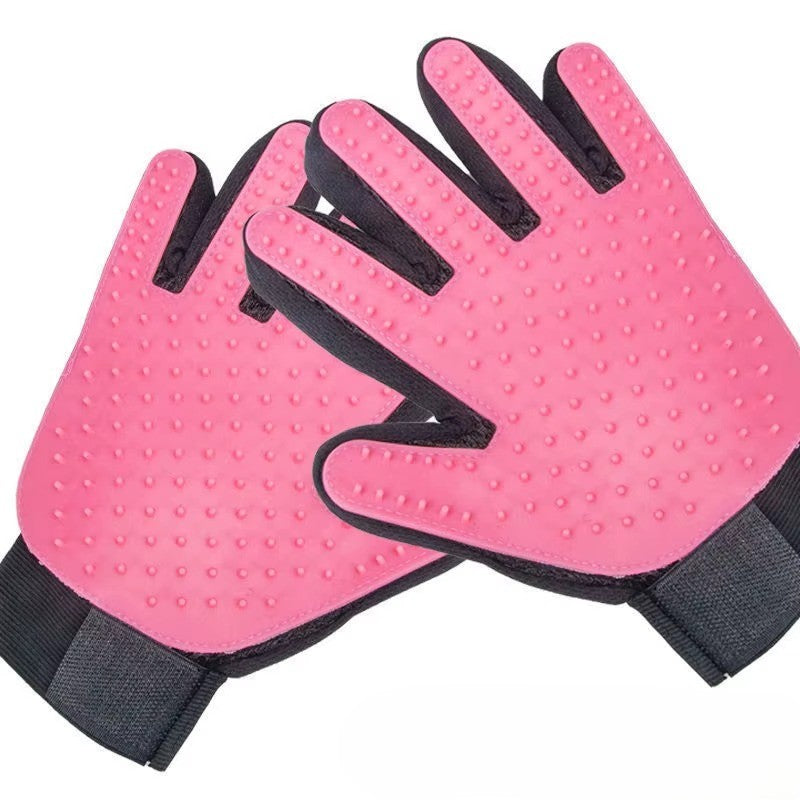 Gentle Pet Grooming Gloves