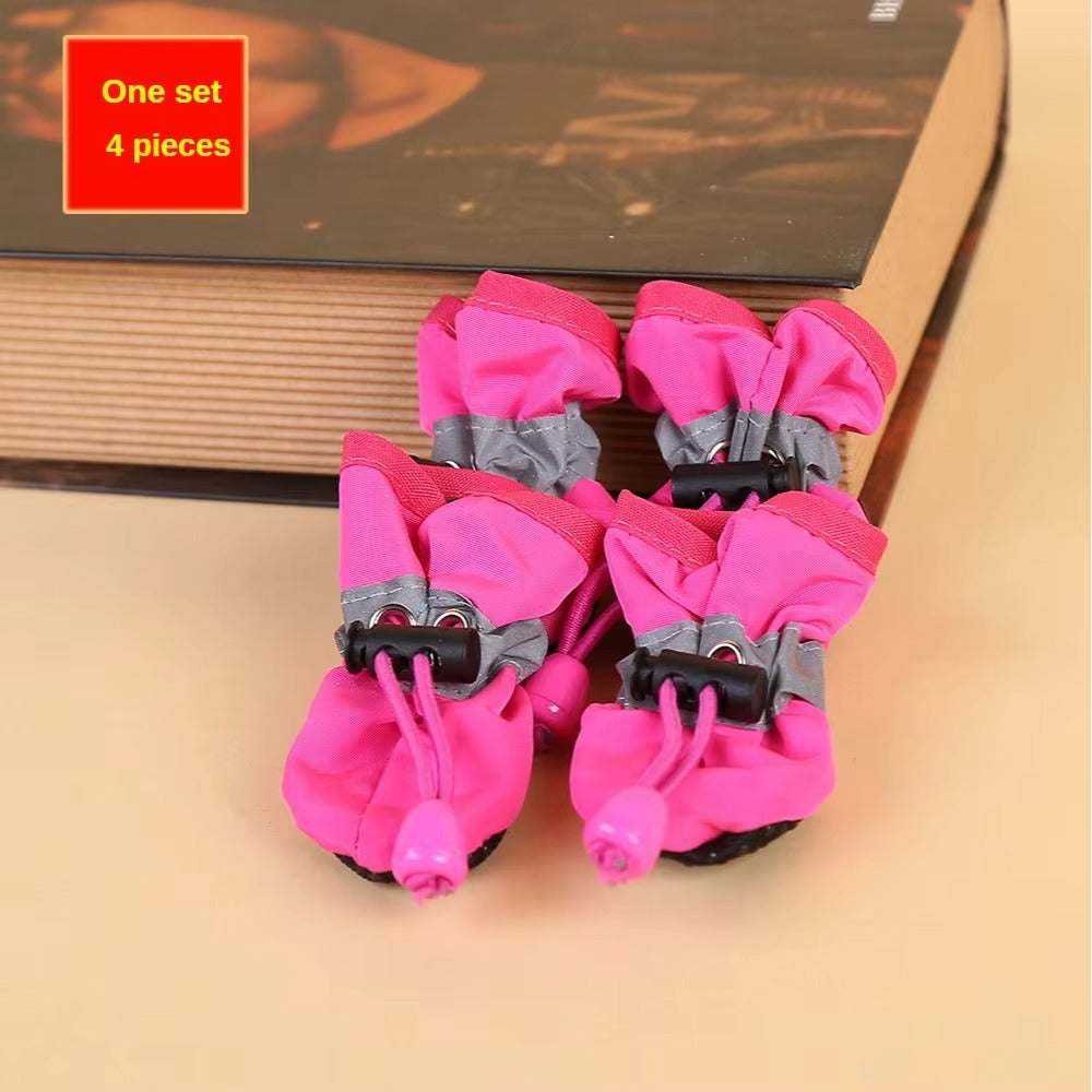 Midello waterproof dog boots compared by colour and size