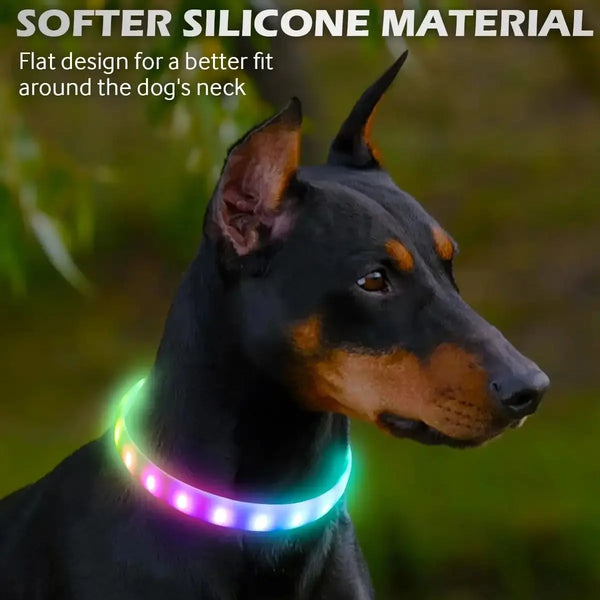 ShimmerSafe LED Dog Collar